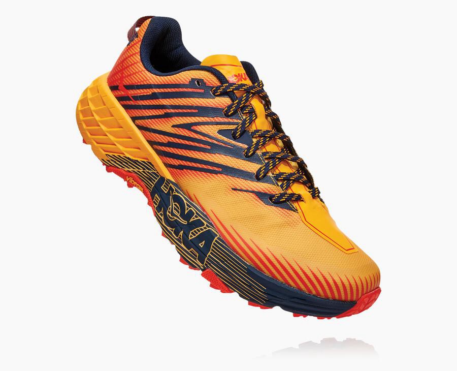 Zapatillas Trail Hoka One One Hombre - Speedgoat 4 - Naranjas - XWC537601